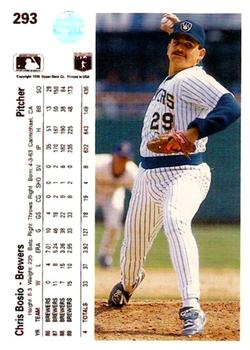 Chris Bosio  baseball card collectible - Main Image 2