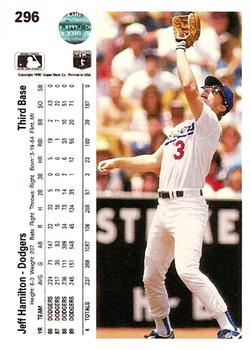 Jeff Hamilton  baseball card collectible - Main Image 2