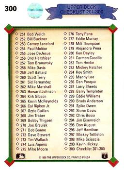 Checklist: 201-300  baseball card collectible - Main Image 2