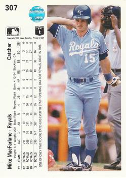 Mike Macfarlane  baseball card collectible - Main Image 2