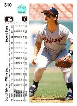 Scott Fletcher  baseball card collectible - Main Image 2