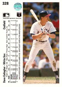 Dave Gallagher  baseball card collectible - Main Image 2