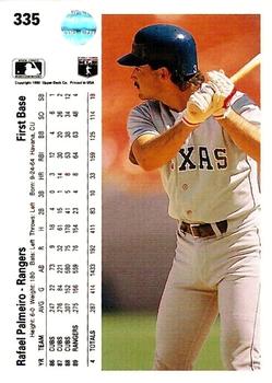 Rafael Palmeiro  baseball card collectible - Main Image 2