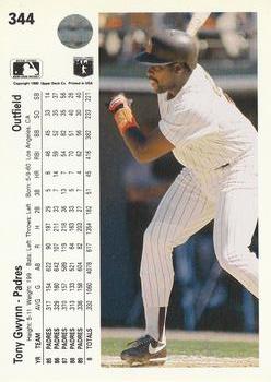 Tony Gwynn  baseball card collectible - Main Image 2