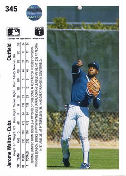 Jerome Walton  baseball card collectible - Main Image 2