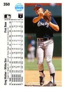 Greg Walker  baseball card collectible - Main Image 2