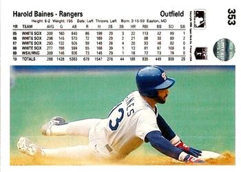Harold Baines  baseball card collectible - Main Image 2