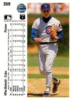 Mike Bielecki  baseball card collectible - Main Image 2
