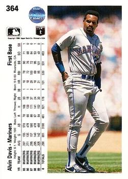 Alvin Davis  baseball card collectible - Main Image 2