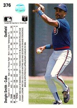 Dwight Smith  baseball card collectible - Main Image 2