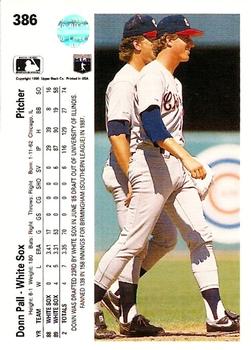 Donn Pall  baseball card collectible - Main Image 2