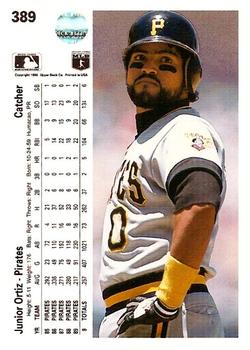 Junior Ortiz  baseball card collectible - Main Image 2