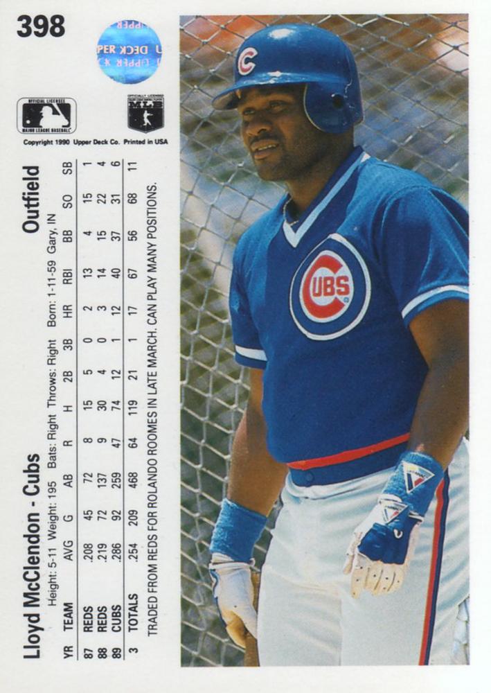 Lloyd McClendon  baseball card collectible - Main Image 2