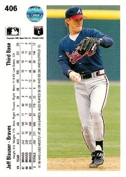 Jeff Blauser  baseball card collectible - Main Image 2