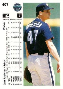 Larry Andersen  baseball card collectible - Main Image 2