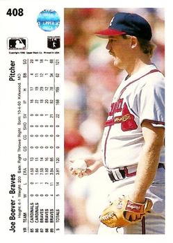 Joe Boever  baseball card collectible - Main Image 2