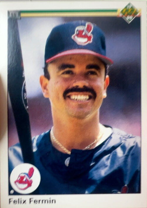 Felix Fermin  baseball card collectible - Main Image 3