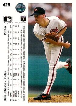 Dave Johnson  baseball card collectible - Main Image 2