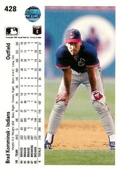 Brad Komminsk  baseball card collectible - Main Image 2