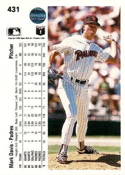 Mark Davis  baseball card collectible - Main Image 2
