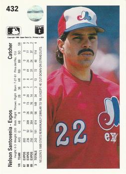 Nelson Santovenia  baseball card collectible - Main Image 2