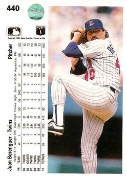 Juan Berenguer  baseball card collectible - Main Image 2