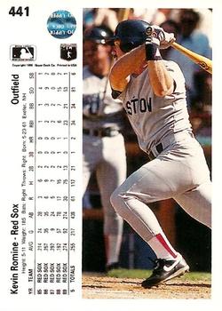 Kevin Romine  baseball card collectible - Main Image 2