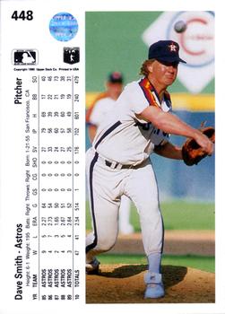 Dave Smith  baseball card collectible - Main Image 2