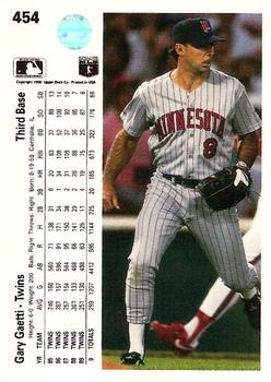 Gary Gaetti  baseball card collectible - Main Image 2