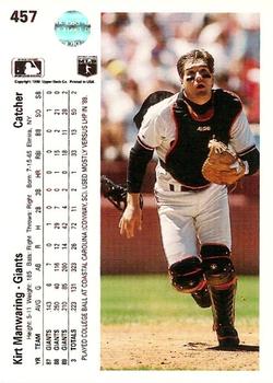 Kirt Manwaring  baseball card collectible - Main Image 2