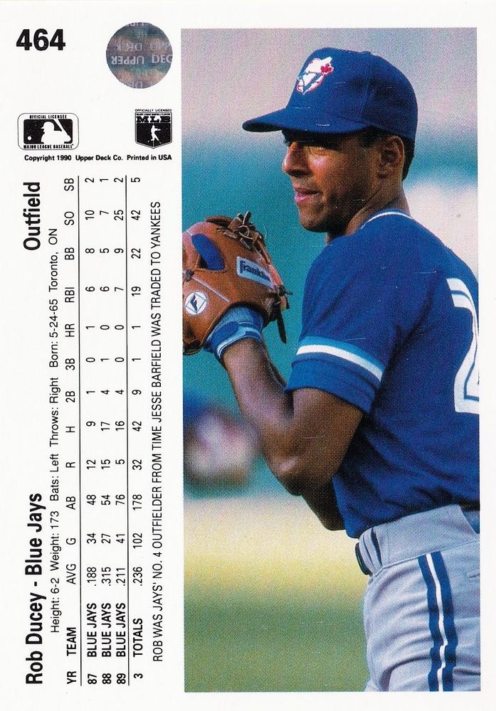 Rob Ducey  baseball card collectible - Main Image 2