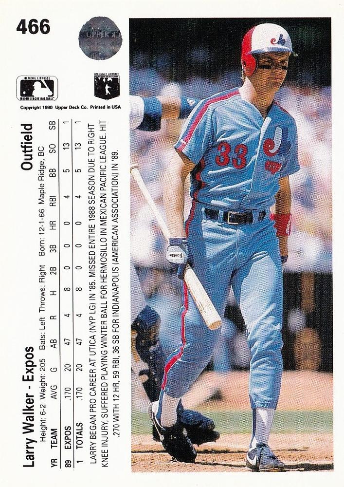 Larry Walker  baseball card collectible - Main Image 2