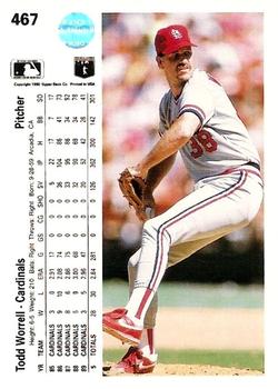 Todd Worrell  baseball card collectible - Main Image 2