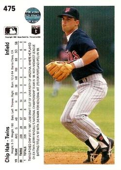 Chip Hale  baseball card collectible - Main Image 2