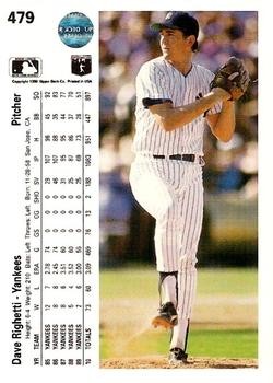 Dave Righetti  baseball card collectible - Main Image 2