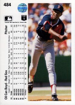 Oil Can Boyd  baseball card collectible - Main Image 2