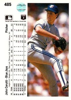 John Cerutti  baseball card collectible - Main Image 2