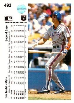 Tim Teufel  baseball card collectible - Main Image 2