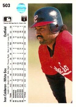 Ivan Calderon  baseball card collectible - Main Image 2