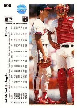 Kirk McCaskill  baseball card collectible - Main Image 2