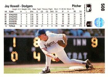 Jay Howell  baseball card collectible - Main Image 2