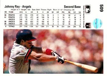 Johnny Ray  baseball card collectible - Main Image 2