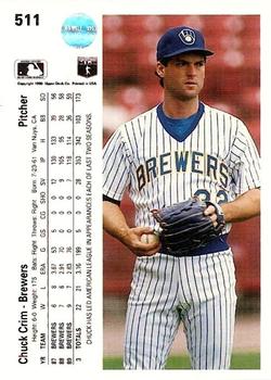 Chuck Crim  baseball card collectible - Main Image 2