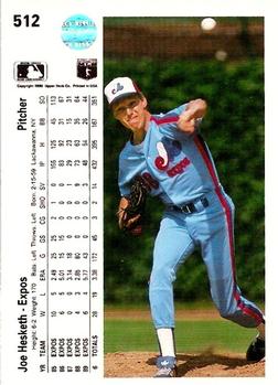Joe Hesketh  baseball card collectible - Main Image 2