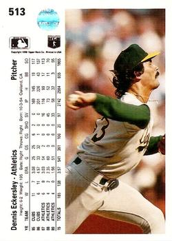 Dennis Eckersley  baseball card collectible - Main Image 2
