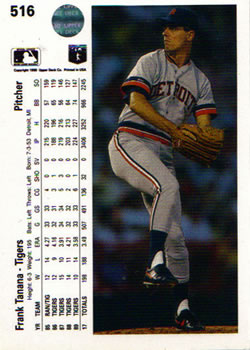 Frank Tanana  baseball card collectible - Main Image 2