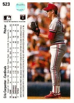 Cris Carpenter  baseball card collectible - Main Image 2