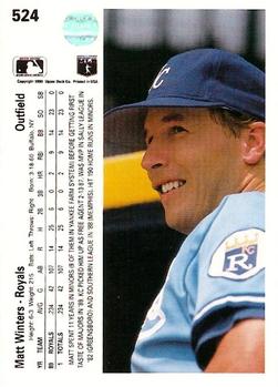 Matt Winters  baseball card collectible - Main Image 2