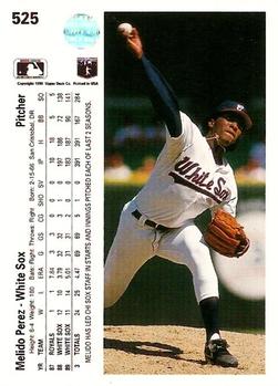 Melido Perez  baseball card collectible - Main Image 2