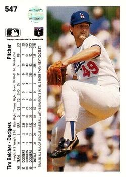 Tim Belcher  baseball card collectible - Main Image 2